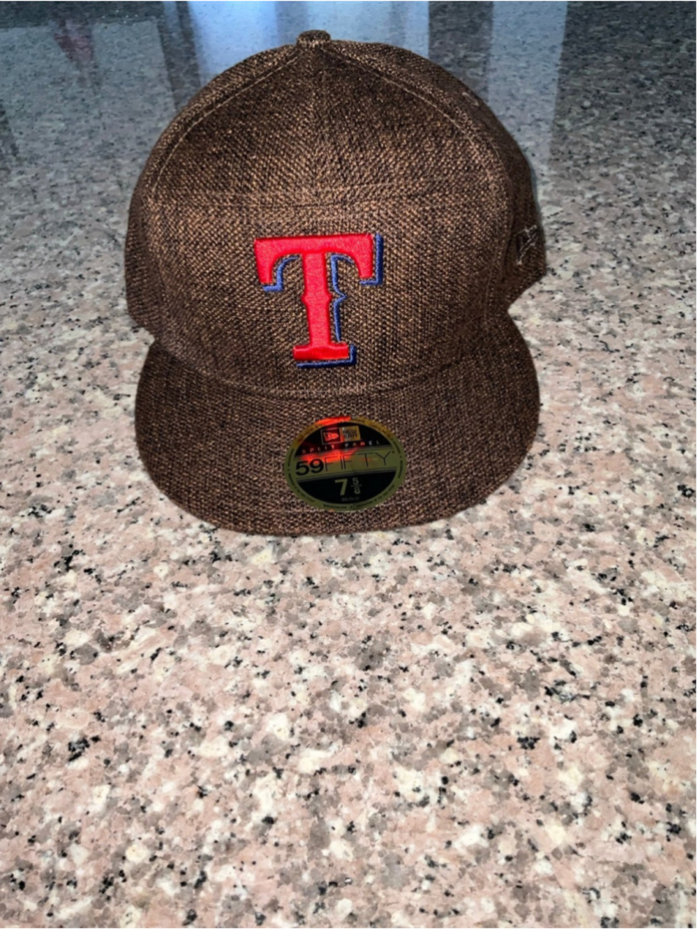 New Era Texas Rangers Fitted Hat 7 5/8